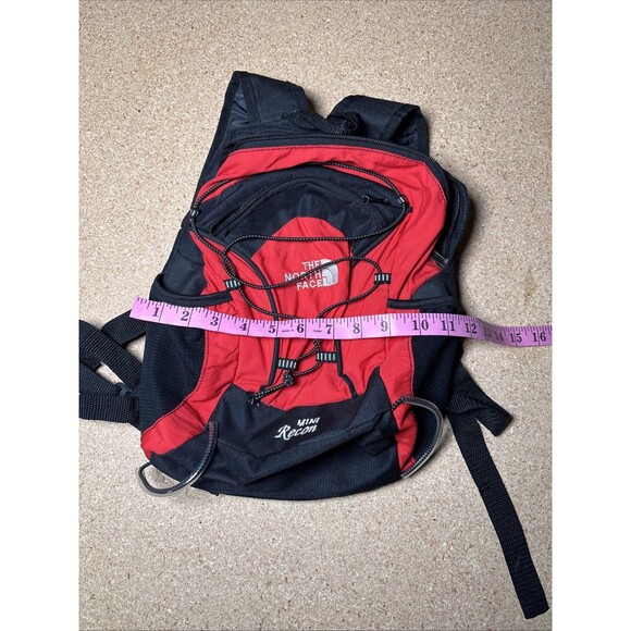 VTG The North Face Mini Recon Backpack, Red - Picture 6 of 7